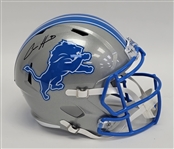 Aidan Hutchinson Autographed Detroit Lions Full Size Replica Helmet Beckett