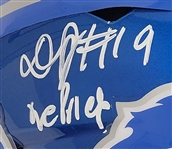 Donovan Peoples-Jones Autographed & Inscribed Detroit Lions Full Size Flash Replica Helmet