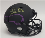Cris Carter Autographed Minnesota Vikings Full Size Eclipse Replica Helmet