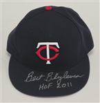 Bert Blyleven Autographed & HOF Inscribed Minnesota Twins Hat JSA