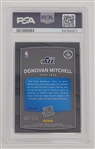 Donovan Mitchell 2017 Panini Donruss Optic #188 Premium Box Rookie Card LE #164/249 PSA 9