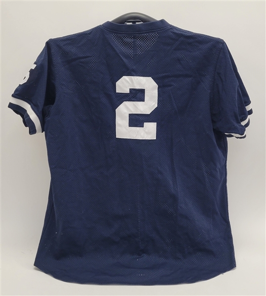 Derek Jeter 1999 New York Yankees Game Used BP Jersey w/ Dave Miedema LOA