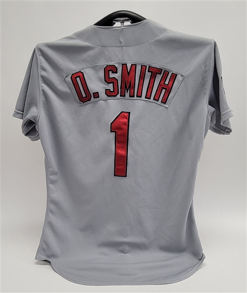 Ozzie Smith 1994 St. Louis Cardinals Game Used Jersey w/ Dave Miedema LOA