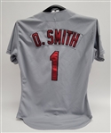 Ozzie Smith 1994 St. Louis Cardinals Game Used Jersey w/ Dave Miedema LOA