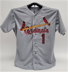 Ozzie Smith 1994 St. Louis Cardinals Game Used Jersey w/ Dave Miedema LOA