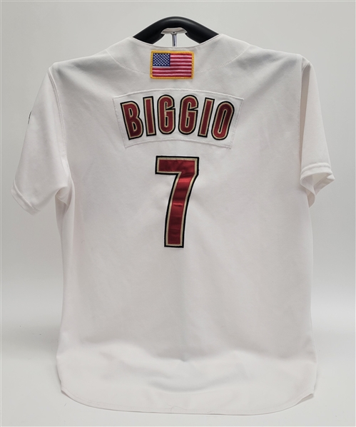 Craig Biggio 2001 Houston Astros Game Used Jersey w/ Dave Miedema LOA