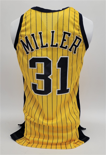 Reggie Miller 1998-99 Indiana Pacers Game Used Jersey w/ Dave Miedema LOA