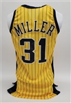 Reggie Miller 1998-99 Indiana Pacers Game Used Jersey w/ Dave Miedema LOA