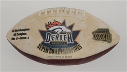 Bill Romanowski Autographed Denver Broncos Super Bowl XXXIII Champions Football