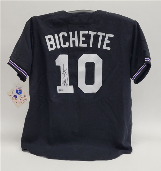 Dante Bichette Autographed Colorado Rockies Jersey Beckett