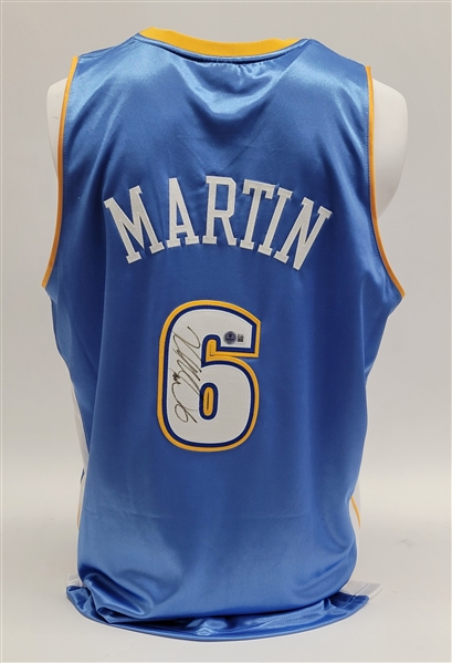 Kenyon Martin Autographed Authentic Denver Nuggets Jersey Beckett