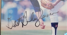 Bert Blyleven & Mudcat Grant Autographed & Framed Dual 8x10 Photo Display