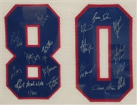 1980 Miracle Hockey Team Signed & Framed Jersey LE #1/980 w/ 20 Signatures Beckett LOA