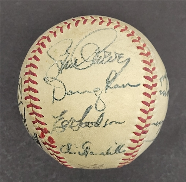 1977 Los Angeles Dodgers Team Signed Baseball w/ Beckett LOA