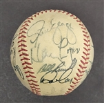 1977 Los Angeles Dodgers Team Signed Baseball w/ Beckett LOA