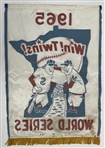 Rare 1965 Minnesota Twins World Series Banner