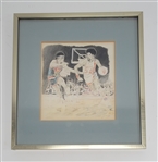Julius Erving Framed Artwork Display
