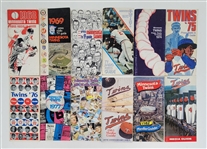 Lot of 12 Minnesota Twins Media Guides From 1968-84