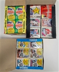 Lot of (3) 1987 & 1988 Topps Baseball Card Boxes w/ Unopened Packs