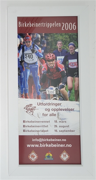 Framed 2006 Birkebeinertrippelen 15x31 Poster