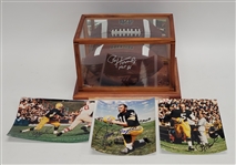 Lot of 3 Paul Hornung & Jim Taylor Autographed 8x10 Photos w/ Paul Hornung Autographed Football Beckett & Schwartz Sports