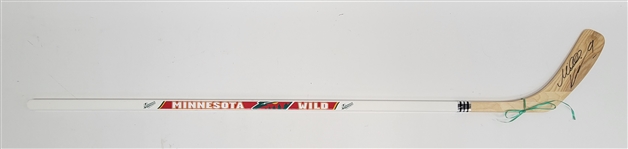 Mikko Koivu Autographed Minnesota Wild Hockey Stick Beckett