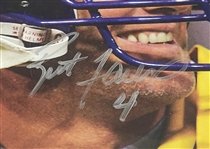 Brett Favre Autographed Magazine, Photo, & Ticket Collection