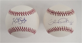 Glen Perkins & Kurt Suzuki Minnesota Twins Collection w/ Autographed Photos & Baseballs