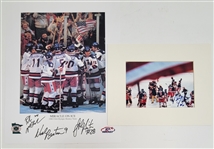 Miracle On Ice Collection w/ 2 Autographed Photos