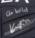 Lot of 2 Kevin Fiala Autographed & Inscribed Bauer Hockey Gloves Beckett