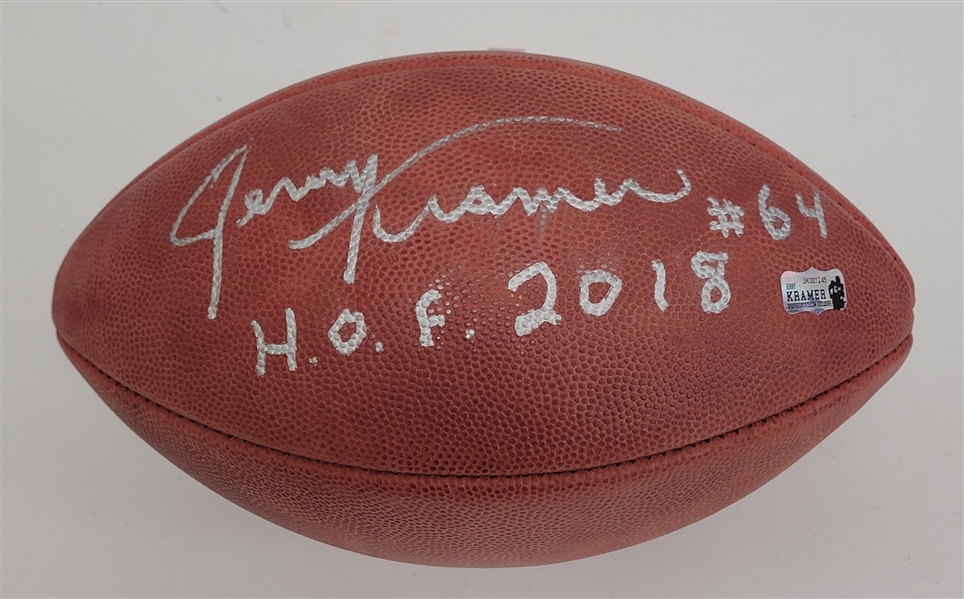 Jerry Kramer Autographed & HOF Inscribed Super Bowl II "The Duke" Football