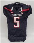 Patrick Mahomes 2016 Texas Tech Game Used Jersey w/ Dave Miedema LOA