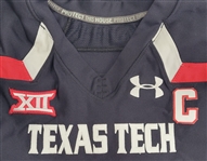 Patrick Mahomes 2016 Texas Tech Game Used Jersey w/ Dave Miedema LOA