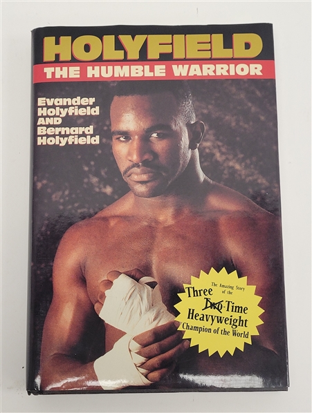 Evander Holyfield Autographed "The Humble Warrior" Book