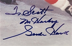 Gordie Howe Autographed & Inscribed 8x10 Photo