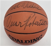 Oscar Robertson Autographed & Inscribed Spalding NBA Basketball Beckett