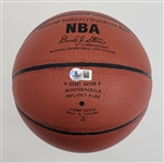 Oscar Robertson Autographed & Inscribed Spalding NBA Basketball Beckett