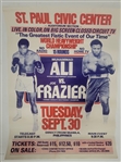 Muhammad Ali vs. Joe Frazier 1975 St. Paul Civic Center 17x23 Poster