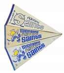 Lot of 3 Vintage Minnesota Fighting Saints Pennants