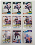 Lot of 9 Topps & O-Pee-Chee Wayne Gretzky Cards