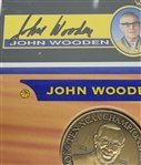 John Wooden & Bill Walton Dual Autographed & Framed 12x16 UCLA Display w/ Beckett LOA