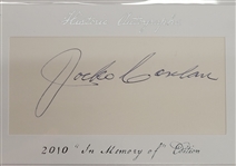 Lot of 2 Charlie Gehringer & Jocko Conlan Slabbed Baseball Historic Autographs PSA/DNA
