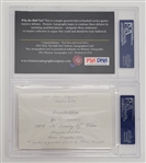 Lot of 2 Charlie Gehringer & Jocko Conlan Slabbed Baseball Historic Autographs PSA/DNA