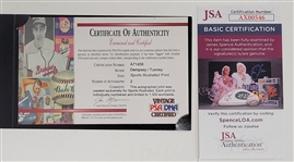 Jack Dempsey & Gene Tunney Dual Autographed 1974 Living Legends 18x22 Lithograph JSA & PSA/DNA