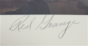 Red Grange Autographed 1975 Living Legends 20x25 Lithograph LE #378/1000 JSA & PSA/DNA