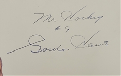 Gordie Howe Autographed & Inscribed 1960's Lincoln Mercury Sports Panel 20x30 Dry Mounted Poster PSA/DNA