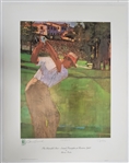 Sam Snead Autographed "The Chandell Shot" 19x24 Bernie Fuchs Lithograph LE #440/600 w/ PSA/DNA LOA