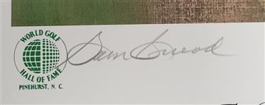 Sam Snead Autographed The Chandell Shot 19x24 Bernie Fuchs Lithograph LE #440/600 w/ PSA/DNA LOA