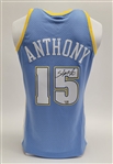 Carmelo Anthony Autographed 2003-04 Denver Nuggets Mitchell & Ness HWC Swingman Jersey Fanatics