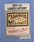 Carmelo Anthony Autographed 2003-04 Denver Nuggets Mitchell & Ness HWC Swingman Jersey Fanatics